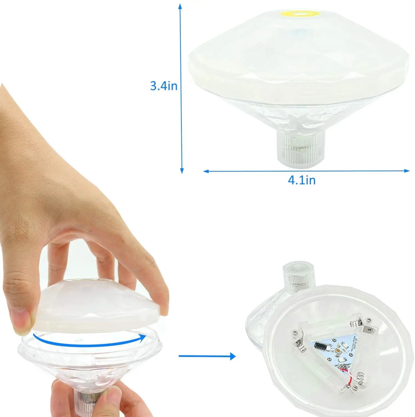 Floating Underwater LED Disco Light Glow